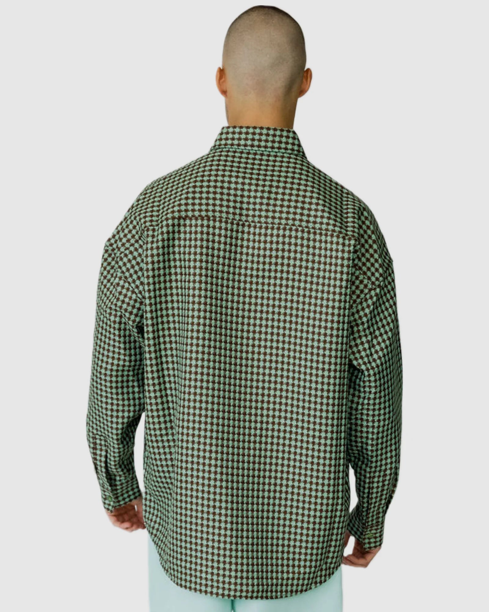Justin Cassin Tucker Woven Shirt in Mint Color 4