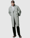 Justin Cassin Warner Buttoned Coat in Green Color 2