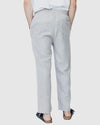 Justin Cassin Zachary Loose Tie Pants in Grey Color 4