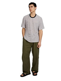 Justin Cassin Silas Knitted T-Shirt in Grey Color 2