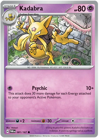 [Collector Troves] Pokemon Scarlet & Violet Twilight Masquerade Kadabra Card