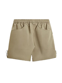 Khaki Shorts with Big Back Pockets 2