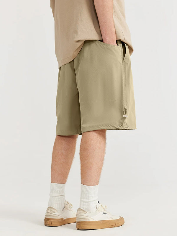 Khaki Shorts with Big Back Pockets 3