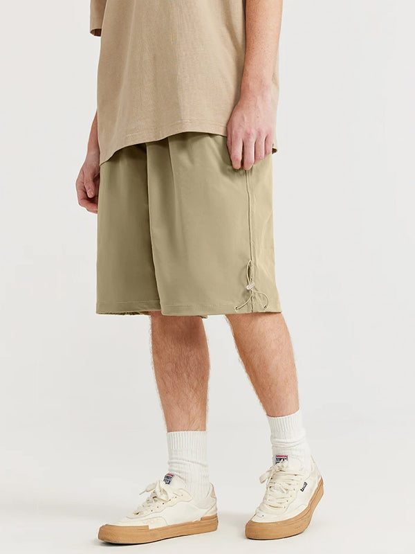 Khaki Shorts with Big Back Pockets 4