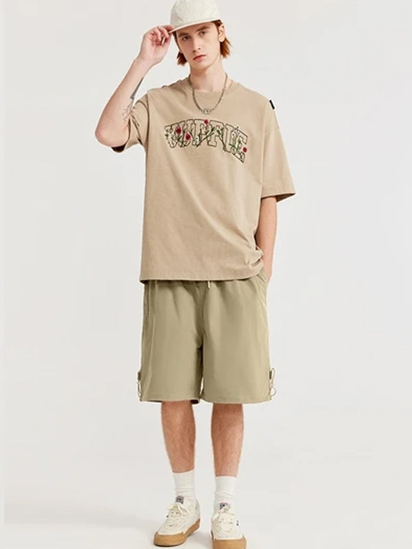 Khaki Shorts with Big Back Pockets 9