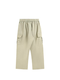 Khaki Straight Leg Cargo Pants 2