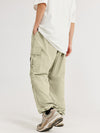 Khaki Straight Leg Cargo Pants 4