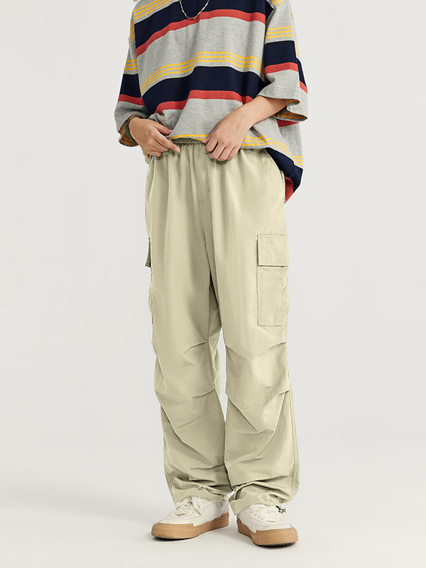 Khaki Straight Leg Cargo Pants 5