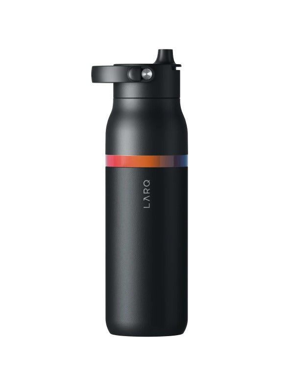 LARQ x Amber Vittoria Bottle Swig Top in Obsidian Black Color (1L/32oz)