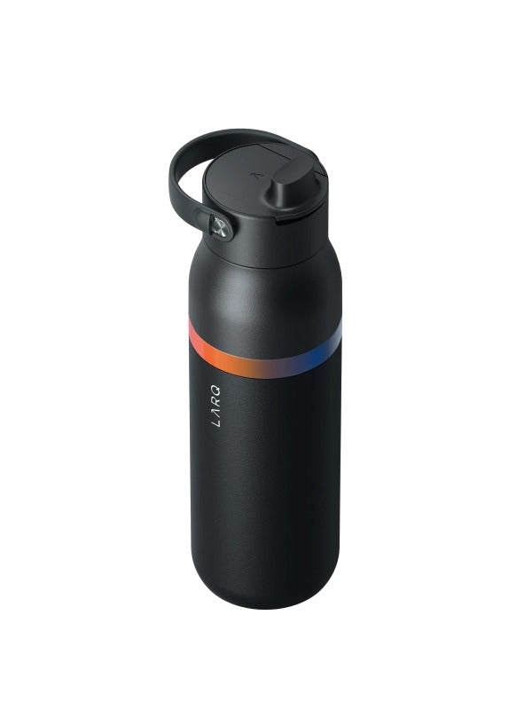 LARQ x Amber Vittoria Bottle Swig Top in Obsidian Black Color (1L/32oz) 3