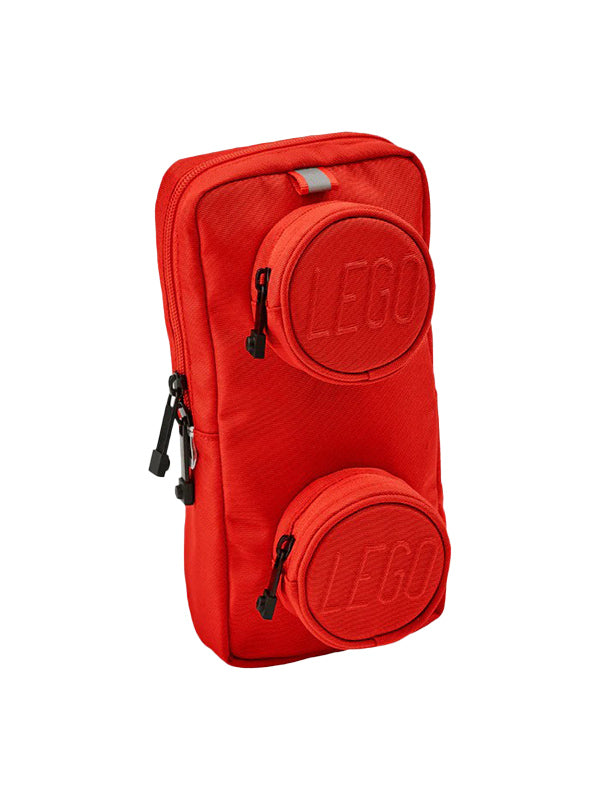 LEGO Brick 1x2 Sling Bag in Bright Red Color
