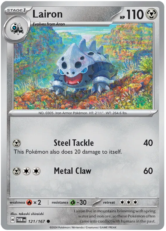 [Collector Troves] Pokemon Scarlet & Violet Twilight Masquerade Lairon Card