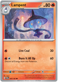 [Collector Troves] Pokemon Scarlet & Violet Twilight Masquerade Lampent Card