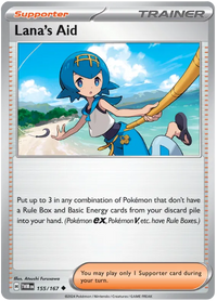 [Collector Troves] Pokemon Scarlet & Violet Twilight Masquerade Trainer Lana's Aid Card