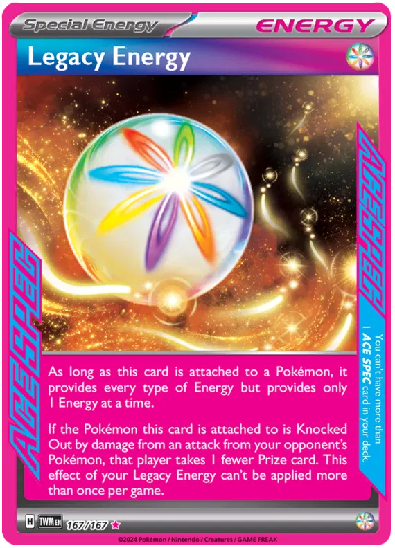 [Collector Troves] Pokemon Scarlet & Violet Twilight Masquerade Energy Legacy Energy Card