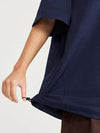 Lightweight Hydrogen Silk Blend T-Shirt with Adjustable Strap detail