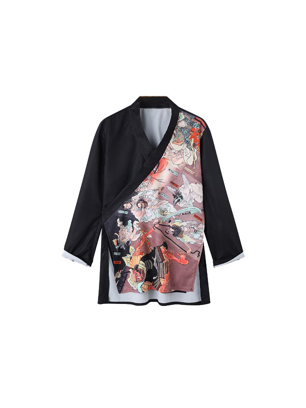 Long Sleeve Kimono Style Top