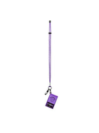 "Look Into The Future" ID Case in Purple Color