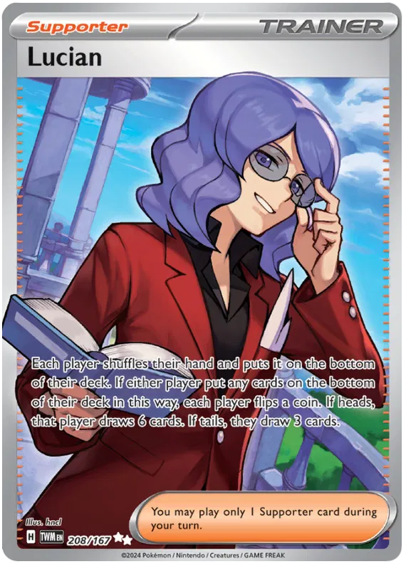 [Collector Troves] Pokemon Scarlet & Violet Twilight Masquerade Trainer Lucian Card