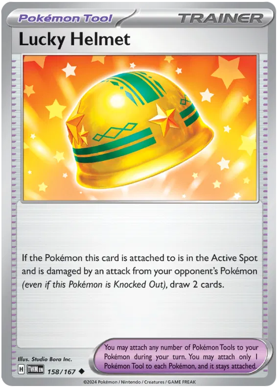 [Collector Troves] Pokemon Scarlet & Violet Twilight Masquerade Trainer Lucky Helmet Card