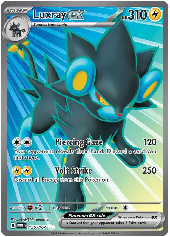 [Collector Troves] Pokemon Scarlet & Violet Twilight Masquerade Luxray ex Card