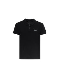 MCS Logo Polo Shirt in Black Color