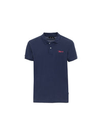 MCS Logo Polo Shirt in Navy Color