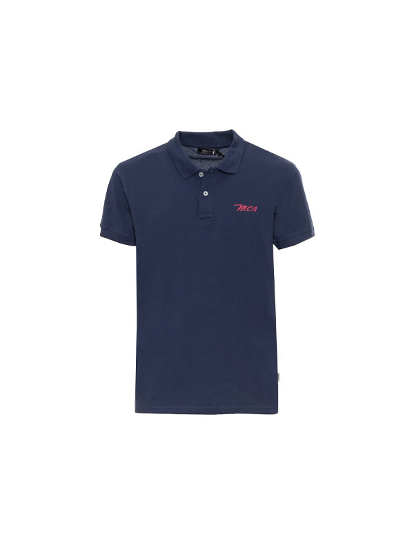 MCS Logo Polo Shirt in Navy Color