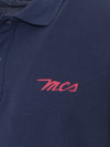 MCS Logo Polo Shirt in Navy Color 2