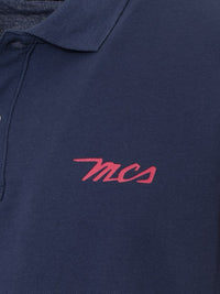 MCS Logo Polo Shirt in Navy Color 2