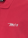 MCS Logo Polo Shirt in Red Color 2