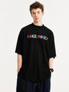 "Make Money" Embroidered T-Shirt in Black Color - THIS IS FOR HIM