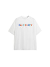 "Make Money" Embroidered T-Shirt in White Color - THIS IS FOR HIM