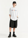 "Make Money" Embroidered T-Shirt in White Color - THIS IS FOR HIM