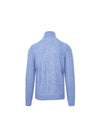 Malo Blue Wool Cashmere Turtleneck Sweater 2