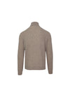 Malo Brown Wool Cashmere Turtleneck Sweater 4