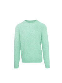 Malo Green Wool Cashmere Pullover Sweater