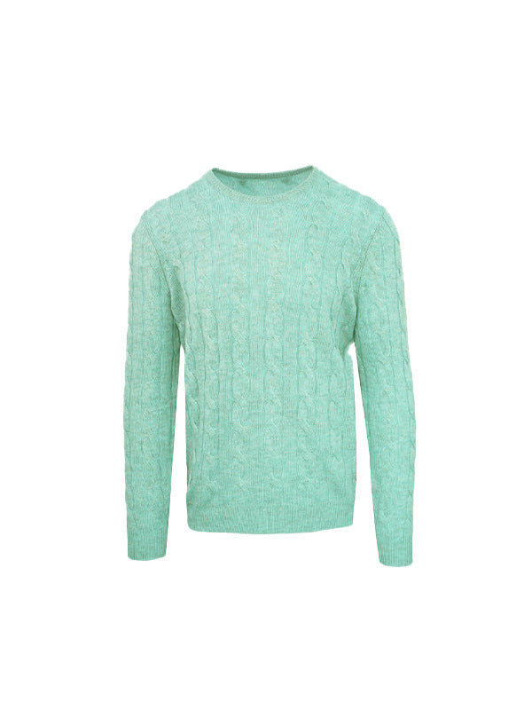 Malo Green Wool Cashmere Pullover Sweater 3