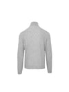 Malo Grey Wool Cashmere Turtleneck Sweater 4