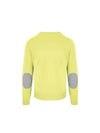 Malo Yellow Wool Cashmere Crewneck Pullover Sweater 2