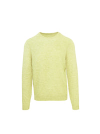 Malo Yellow Wool Cashmere Sweater 3