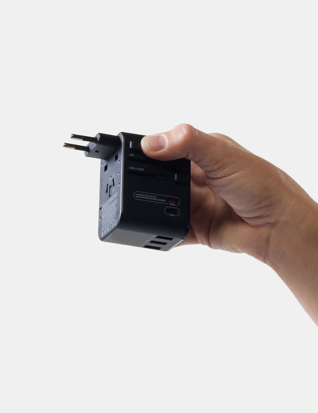 Matador Global Travel Adapter in Black Color