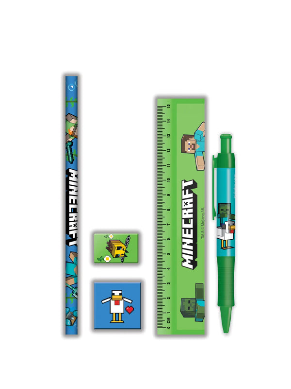 Minecraft 5-in-1 Stationary Set 3