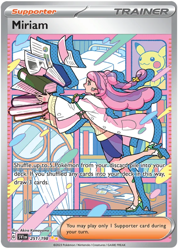 Pokemon Scarlet & Violet Miriam Card #251