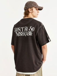 "Miserable" T-Shirt in Brown Color - THIS IS FOR HIM