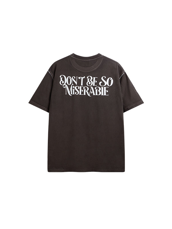 "Miserable" T-Shirt in Brown Color - THIS IS FOR HIM