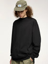 Mock Neck Long Sleeve T-Shirt in Black Color 3