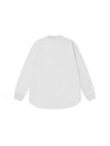 Mock Neck Long Sleeve T-Shirt in White Color 2