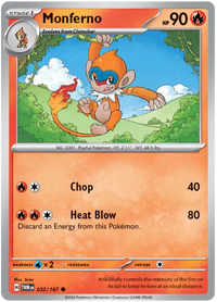 [Collector Troves] Pokemon Scarlet & Violet Twilight Masquerade Monferno Card