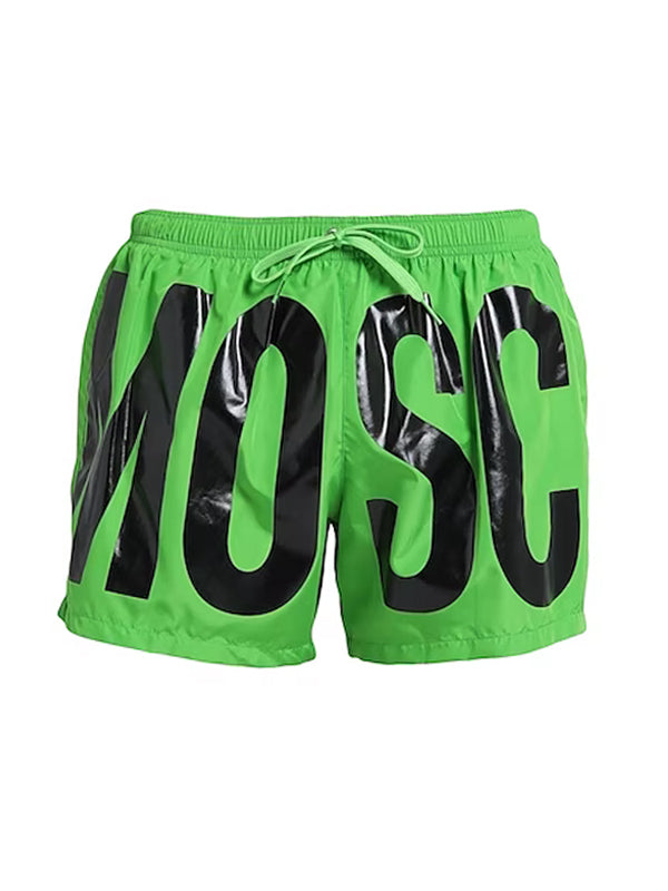 Moschino Neon Green Swim Shorts